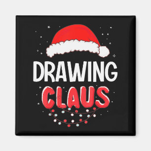 Imã Desenhando Papai Noel Fantasia de Natal Combinando
