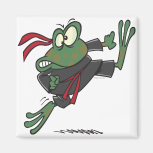 Imã desenho animado bobo de sapo ninja