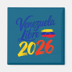 Imã Desenho da Bandeira da Liberdade Patriótica Venezu