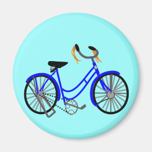 Imã Desenho da bicicleta, estilo dos anos 50
