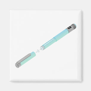 Imã Desenho da caneta de insulina