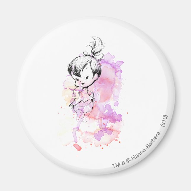 Imã Desenho da cor d'água PEBBLES™ (Frente)