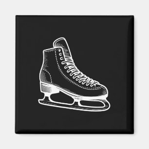 Imã Desenho da Linha Desportiva do Inverno do Skate de