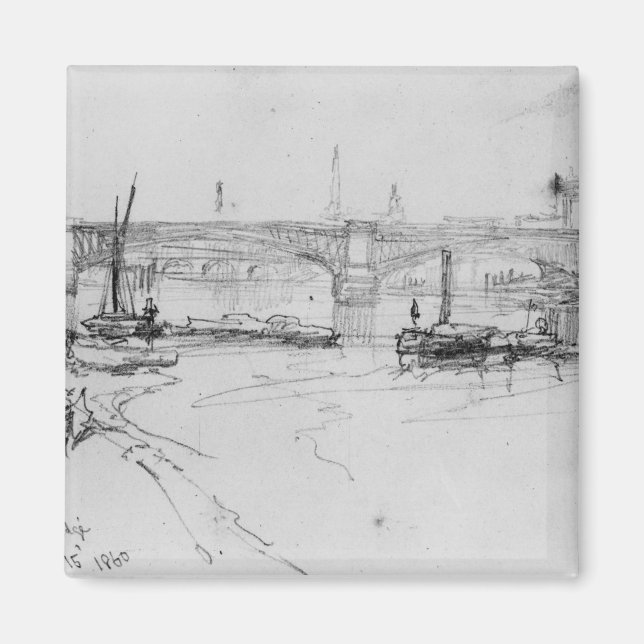 Imã Desenho da Ponte de Londres, 1860 (Frente)
