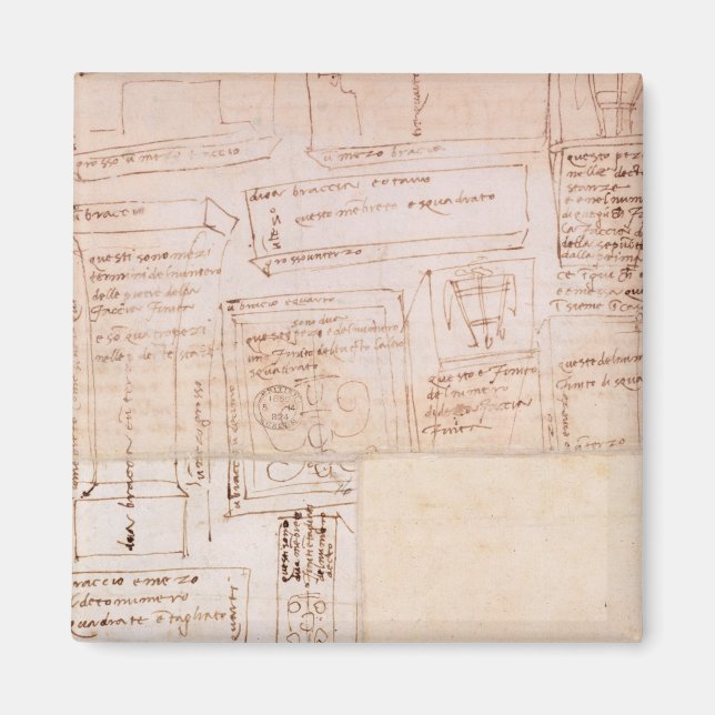 Imã Desenho de Blocos de Marble para Estatutos com Not (Frente)