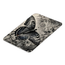 Desenho de borboletas brancas e pretas