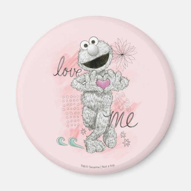 Imã Desenho de Desenho Elmo B&W (Frente)