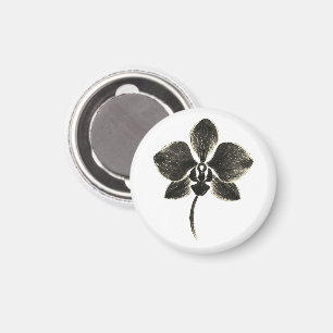 Imã Desenho de Linha Orquídea - Magneta Floral