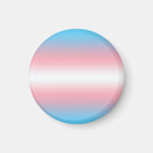 Imã Desenho de padrão de bandeira do orgulho transgêne