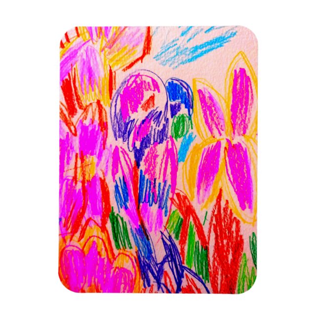 Ímã Desenho de papagaio (Vertical)