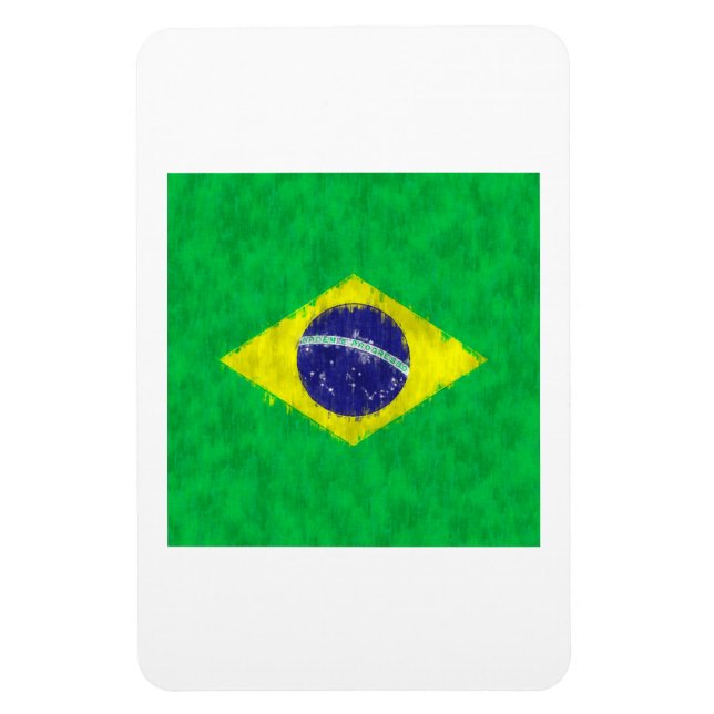 Ímã Desenho de pintura a óleo no Brasil (Vertical)