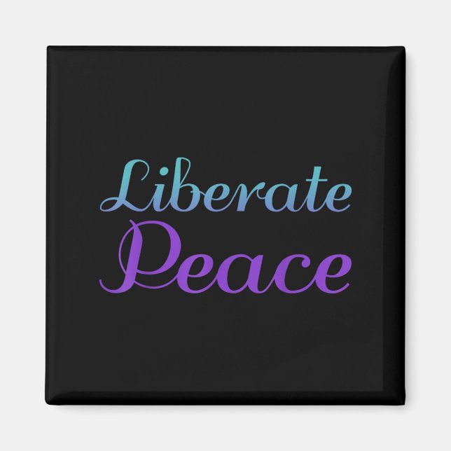 Imã Desenho de Prevenção da Liberdade e Paz (Frente)