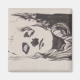 Imã Desenho de uma mulher de "Ver Sacrum" (Moser)