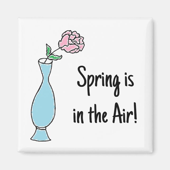 Imã Desenho Decorativo Do Bud Da Flor (Frente)