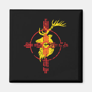 Imã Desenho do Símbolo Elk de Bandeira do Novo México