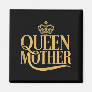 Imã Desenho elegante de rainha mãe para mulheres