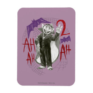 Ímã Desenho em preto e branco do Conde von Count
