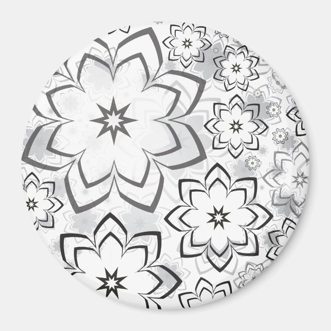 Imã Desenho Floral 11 (Frente)