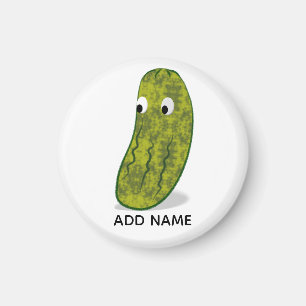 Imã Desenho Fofo de Pepino em Cartoon