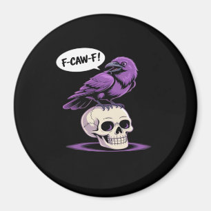 Imã Desenho Gráfico de Humor de Halloween Crânio de Co