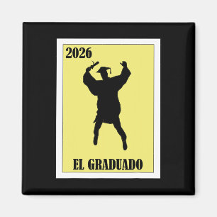 Imã Desenho Mexicano Divertido Para Formatura - El Gra