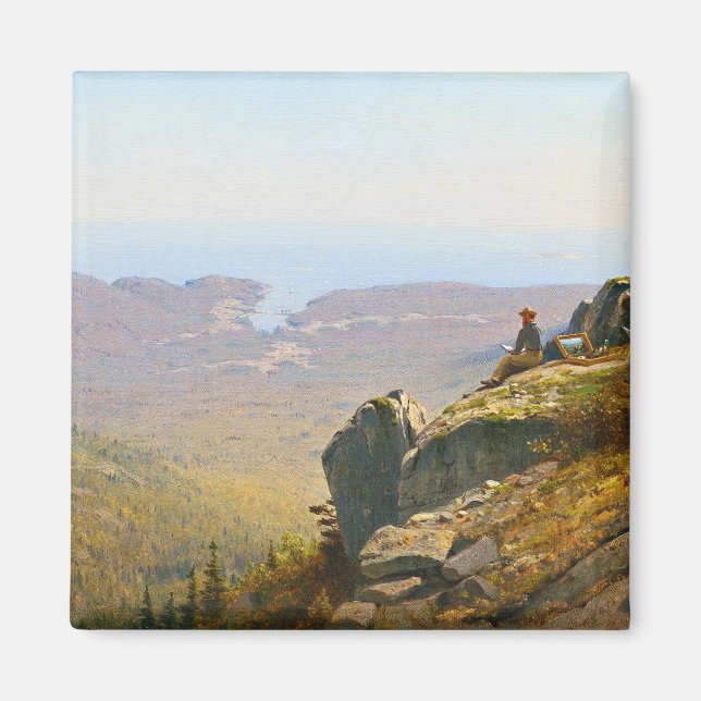Imã Desenho no Monte de Sanford Robinson Gifford (Frente)