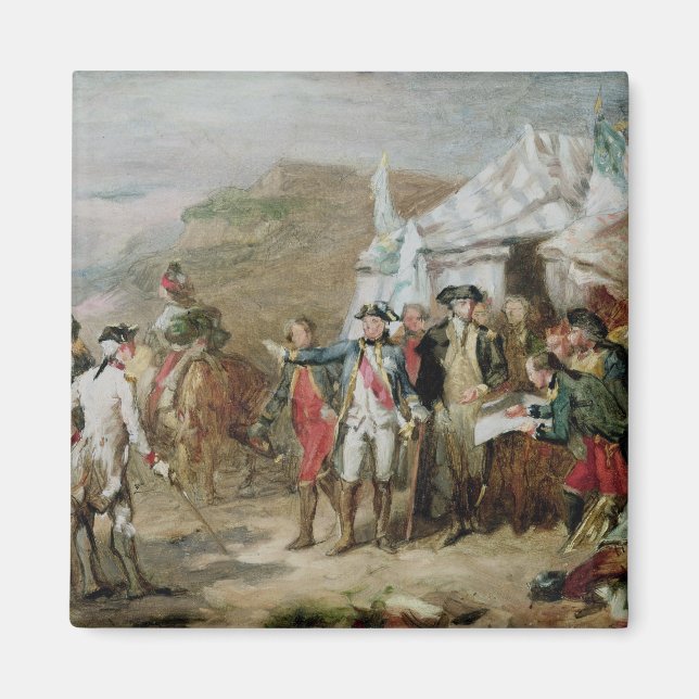 Imã Desenho para a Batalha de Yorktown (Frente)