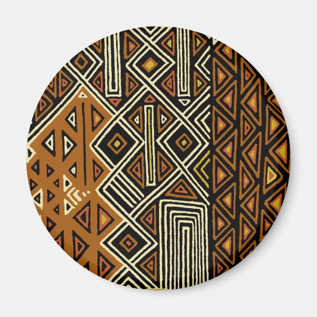 Imã Desenho Tribal Africano Kuba (Frente)
