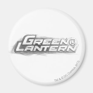Imã Desenho verde da lanterna