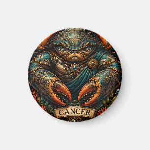 Imã Desenho Zodíaco Câncer Masculino Celestial