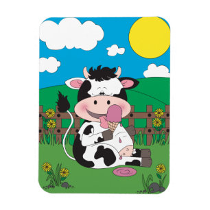Ímã Desenhos animados bonitos da vaca