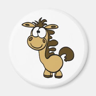 Imã desenhos animados bonitos do cavalo