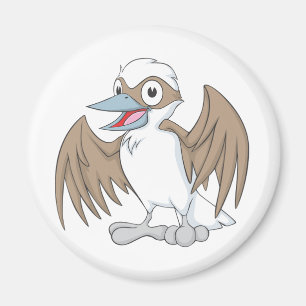 Imã Desenhos animados de riso bonitos de Kookaburra