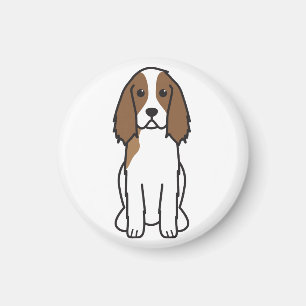 Imã Desenhos animados do cão do Spaniel de Springer