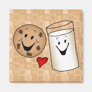 Imã Desenhos animados legal dos biscoitos e dos amigos