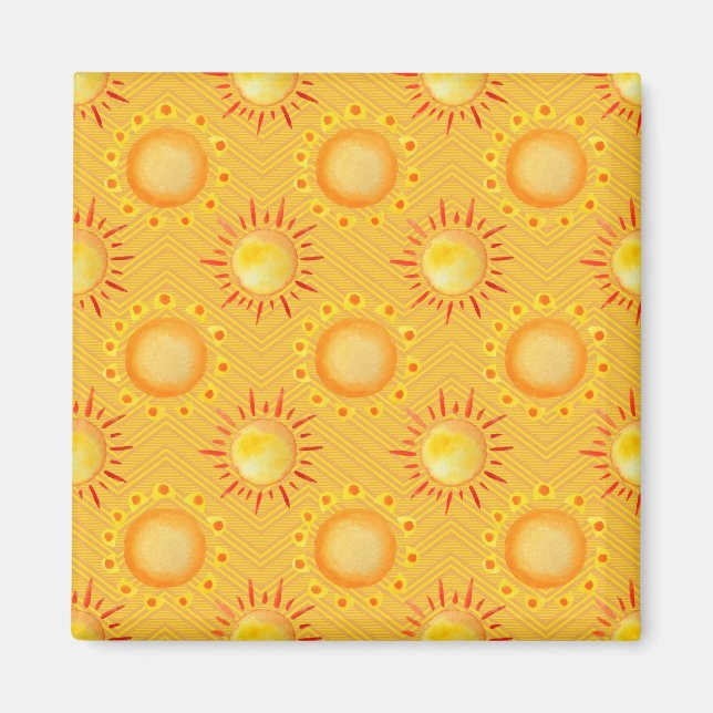 Imã Desenhos de Flor Simples (Frente)