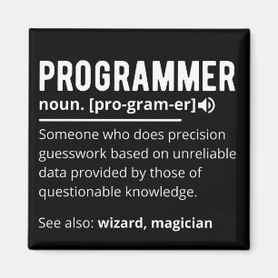 Imã Desenvolvedor de código do programador engraçado