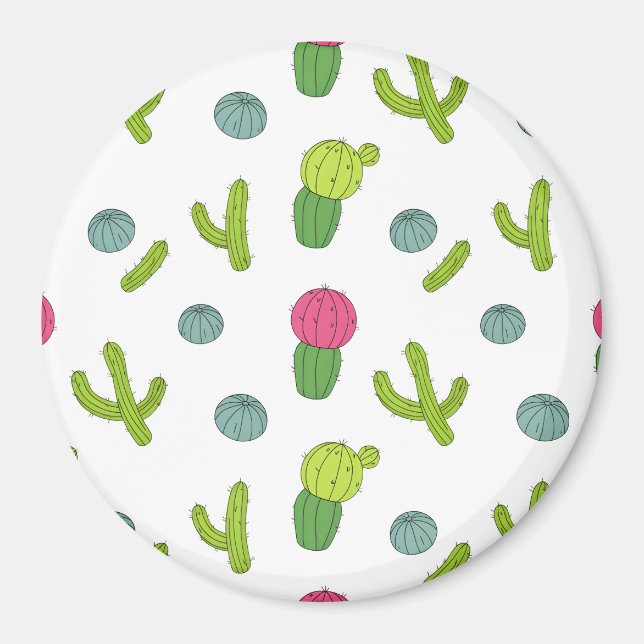 Imã Desert Cactus Pattern (Frente)