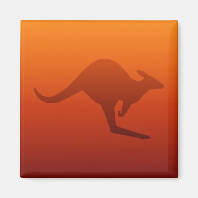 Imã Desert Ombre Brown Kangaroo (Frente)