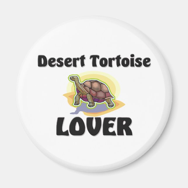 Imã Desert Tortoise Lover (Frente)