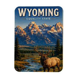 Ímã Deserto da Montanha Grand Teton Wyoming
