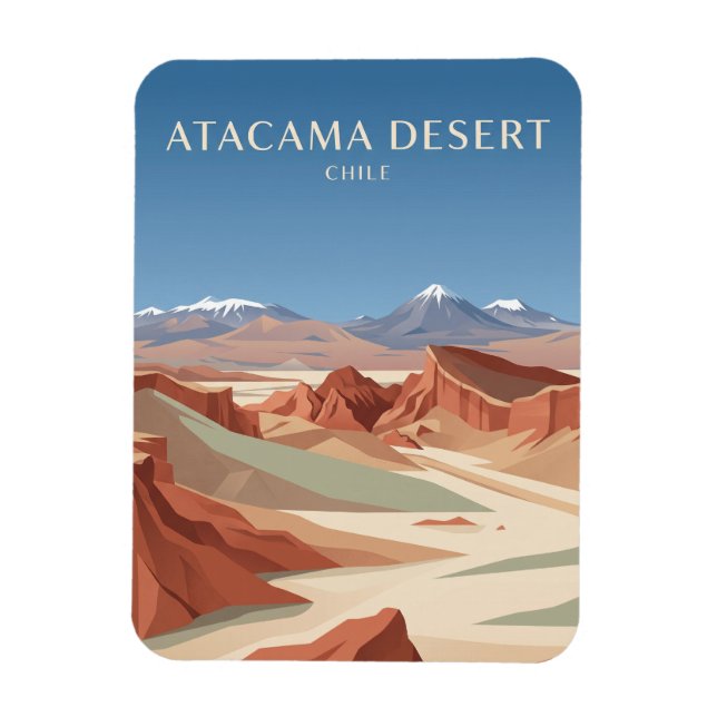 Ímã Deserto de Atacama Chile (Vertical)