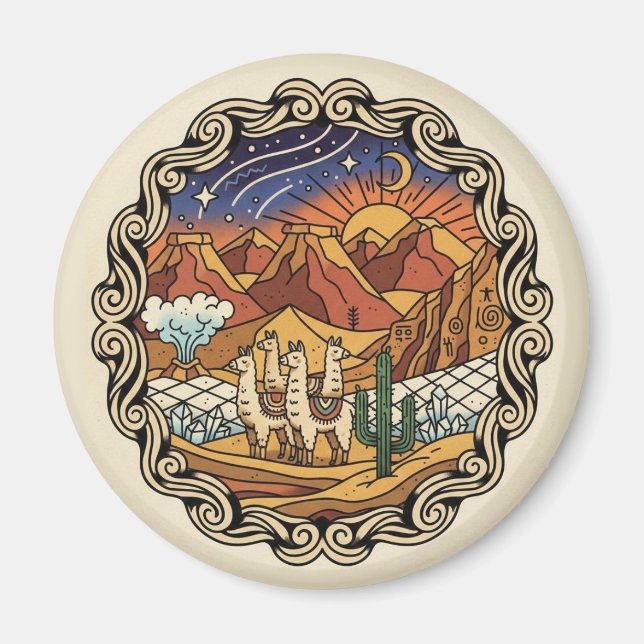 Imã Deserto de Atacama Chile (Frente)