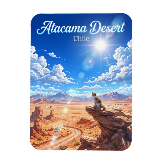 Ímã Deserto de Atacama Chile (Vertical)