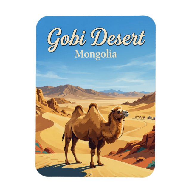 Ímã Deserto de Gobi Mongólia (Vertical)