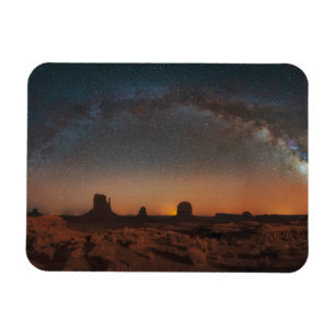 Ímã Deserts Starry Sky Over A Desert Landscape