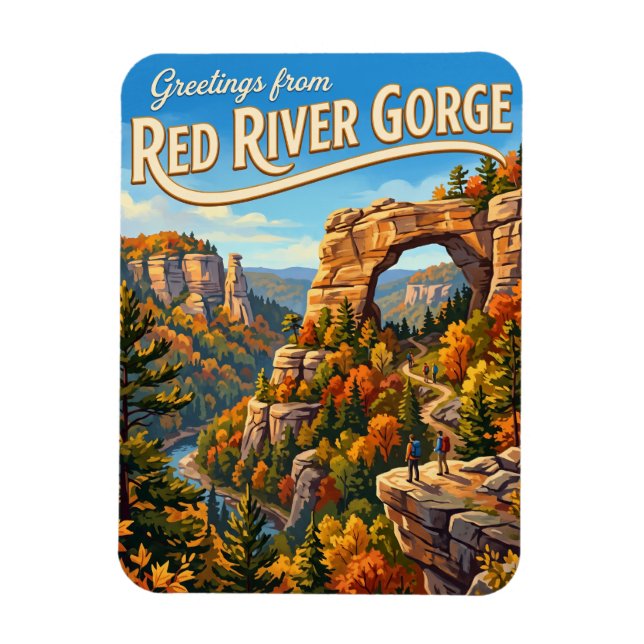 Ímã Desfiladeiro Red River EUA (Vertical)