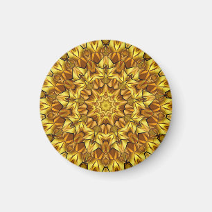Imã Design abstrato antigo do ouro Mandala - 63495