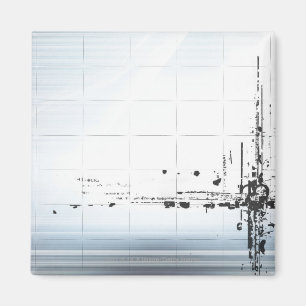 Imã Design abstrato na grade