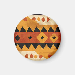Imã Design africano em castanho e preto